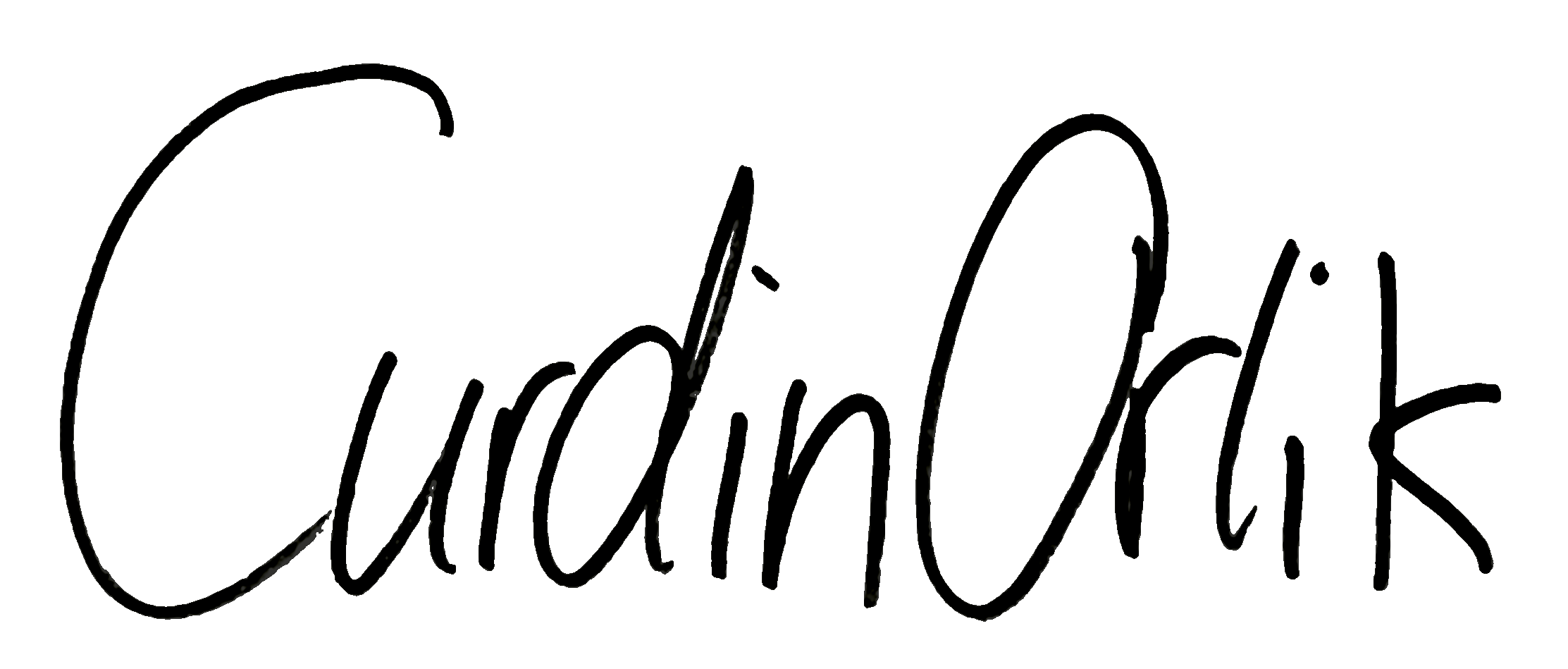 Unterschrift Curdin Orlik